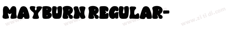 Mayburn Regular字体转换
